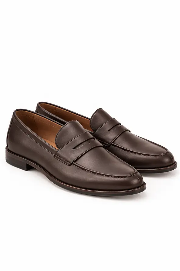 Mocassim Laurent Richard, marrom, produto isolado