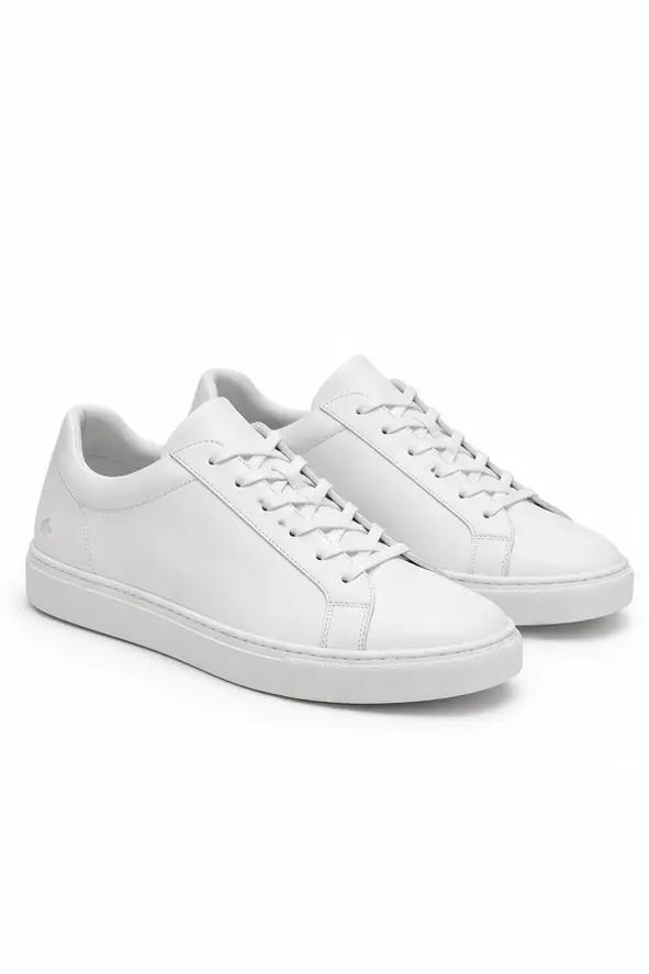 Tênis essencial Laurent Richard, branco, produto isolado